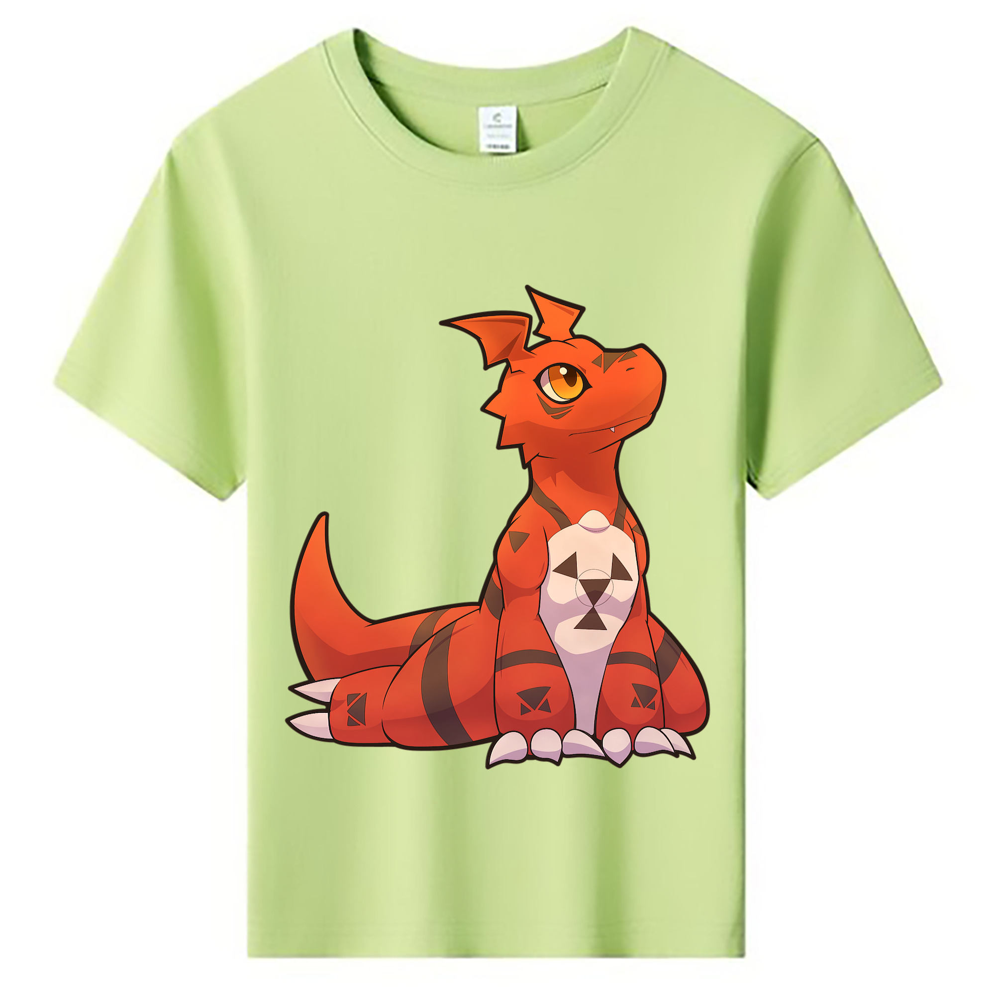 （画像用） Digimon デジタルモンスター/デジモン 綿100％キッズTシャツ（フロントプリント）
